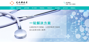 醫療行業網站展示